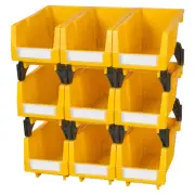 Plastic Storage Bins Stackable Organizer Bins Parts Bin She