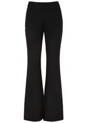 Diane Von Furstenberg Gregory Flared Stretch-jersey Trousers - Black - 00 (UK2 / Xxxs) 00 (UK2 / XXXS)