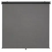 SKOGSKLÖVER roller blind, grey, 60x195 cm
