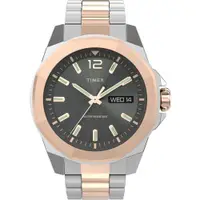 在飛比找蝦皮商城優惠-【TIMEX】天美時 風格系列 44毫米八角錶殼紳士手錶 (