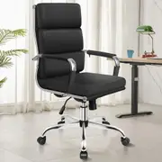 ALFORDSON Office Chair Ergonomic Paddings Black - High Back