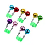 5pcs Fishing Rod Alarm Bells Double Ring Bite Alarms Warning Clips Fishing Tools
