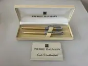 Pierre Balmain Pen and Rollerball set with certificate of authenticity - in box