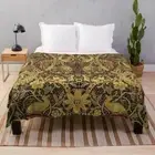 Throw Blanket Tree Art Sofa Covers Woven Modern Multicolor Machine Washable
