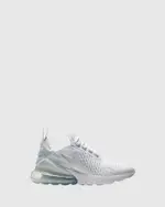 Air Max 270 Grade School White/White/Silver