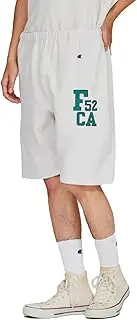 [Champion] REVERSWEAVE(R) C3-B503 Men's Half Pants, 100% Cotton, Garment Wash, 9.4 oz, Ribbed, Graphic Print, Reverse Weave (R) Shorts,