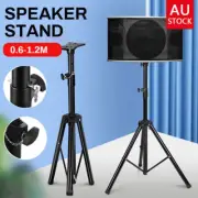 0.6-1.2M Speaker Stands Stand Tripod Home Studio Adjustable Height Surround OZ