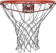 Krazy Netz Heavy Duty Silver Gray Colored Basketball Rim Goal Net Universal