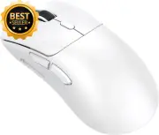 R1 59G Superlight Gaming Mouse, Pixart PAW3311, BT/2.4G, 6 DPI up to 18000, Whit