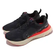 Nike React Infinity Run FK 3 Flyknit Obsidian Crimson Men Running DZ3014-002