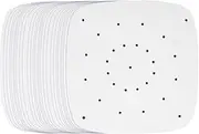 Air Fryer Parchment Paper, 200pcs 8.5 Inch Perforated Unbleached Square Air Fryer Liners,Steaming Parchment Liner, Parchment Paper for Air Fryer, No Burn, Easy Cleanup…