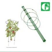 45/60/75CM GARDEN SUPPORT FRAMES CLIMBING TIE TOMATO PLANT STEEL WIRE TRELLIS