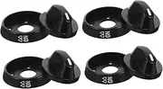 [BAZEITFLOW] 4pcs Gas Stove Knobs Control Knobs for Cooking Stove Replacement Easy to Use and Install Suitable for Gas Cooktops and Ovens