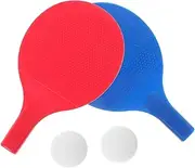 Piece Table Tennis Racket Set Training Ball Lightweight Paddles for Boys and Girls Adults