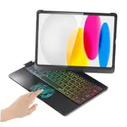 TouchPad Keyboard Case for iPad iPad 10th/11th/Air 11/Pro 11/Air 4/Air 5 Black