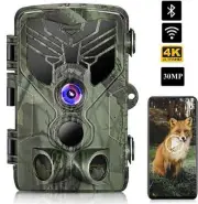 4K WIFI Live Stream Hunting Cameras Live Broadcast Trail Camera 30MPNight Vision