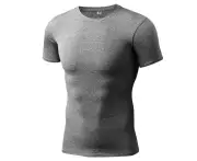 Adore Men PRO fitness running tights T-shirt stretch quick-drying short-sleeved shirt 4001
