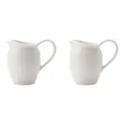 2x Maxwell & Williams White Basics Porcelain 330ml Jug Pitcher Water Container