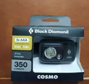 Black Diamond Cosmo 350 Lumens, Submersible, Headlamp Graphite Greyish Black NEW