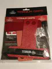 2 Hole Titanium Grips, Superior Cross Fitness Grips Size Medium