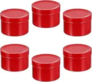 DOITOOL DIY Candle Making Jars 6pcs Aluminum Eye Cans for Cosmetics Containers