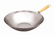 Cuisena 30cm Stir Fry Wok Frying Cooking Pan with Wooden Handle