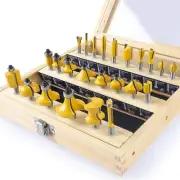 C3 Alloy Blade Router Bit Set - Durable 1/4 Inch Shank for Professional Use