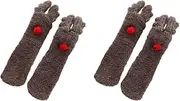 ABOOFAN 2pcs Cute Cartoon Socks Lightweight Comfortable for Toddlers 2-6 Years Old Indoor Outdoor