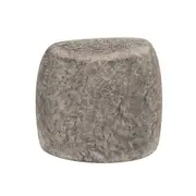 Hollie Indoor & Outdoor Round Concrete Side Table - Stone Concrete