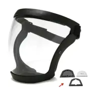 Upgraded Work Protection Mask Full Face Protector Shield Transparent Facial Prot