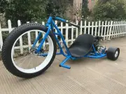 6.5HP MOTORISED DRIFT TRIKE HUFFY SLIDER GOKART DRIFTING FULL SIZE 26 Inch BLUE