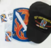 fMilitary USArmy Large 198th LIB patches PLUS