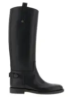 [Burberry] Burberry-Cavalier Stivali E Stivaletti Nero-Donna 40