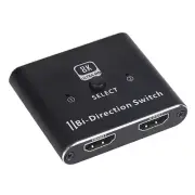 HDMI v2.1 8K UltraHD Bi-Direction Switch Box Two-way Transmission Switcher Sp...