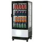 Bromic CT0080G4BC Countertop Black Fridge 80L Curved Glass **