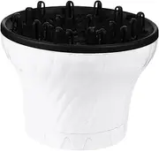 [TOGEVAL] Hair Diffuser Attachment for Natural Curly Hair Portable Blow Dryer Diffuser Cover Easy to Use Store for Home Salon Compatible with Hair Dryers