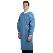 Disposable Lab Coats Knee Length, Ceil Blue Small, 10/Pack, Mark3, CG-3660CBS
