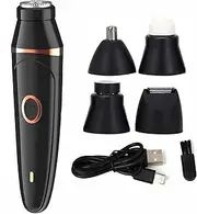 5-In-1 Electric Nose Hair Trimmer For Men, Hair Clipper Beard Rechargeable Dry Shaving Machine Nose Beard Trimmer Waterproof USB Charging Multifunctional Electric Shavers For men
