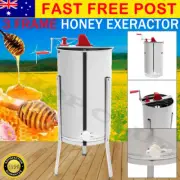 10% off 3 Frame Stainless Steel Honey Extractor Manual Honey Beekeeping Spinner
