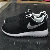 在飛比找樂天市場購物網優惠-NIKE ROSHE ONE RUN (GS) 黑色 黑白 