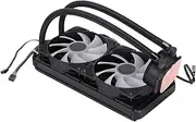 CPU Liquid Cooler CloseLoop System, 240mm Custom with LED PWM Cooling Fan Universal for &