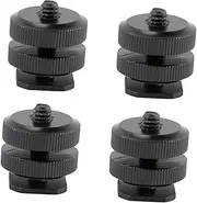 OSOLADY Alloy Hot Shoe Mount Adapter for Camera Cold Shoe Mount Tripod Screw and Practical
