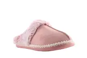 Womens Grosby Invisible Trident Pink Slippers Slip On Ladies Shoes