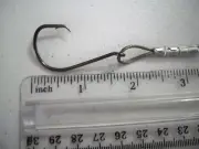 (10) 6/0 LEADERS WITH HIGH CARBON CIRCLE HOOKS & STAINLESS STEEL WIRE ROPE 2FT
