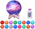 3D Printing Moon Lamp USB LED Night Light Moonlight Touch Room Decoration