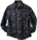 Jachs New York Men's Medium Wool Blend Aztec Jacket Sherpa Lined Warm Fleece