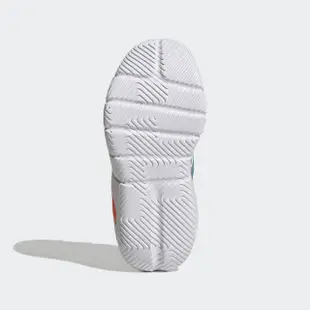 【adidas 愛迪達】RapidaZEN C 中童鞋 套入式 免綁鞋帶 輕量透氣 藍橘白(GY6649)