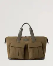 [Mulberry] Heritage Waxed Day Clipper Dark Moss Waxed Cotton