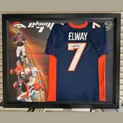 John Elway Denver Broncos Signed & Framed Jersey **JSA AUTHENTICATED**