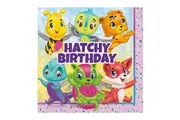Hatchimals Paper Disposable Napkins (Pack of 16) (Pink/Blue) (One Size)